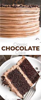 Classic Chocolate Cake Tasty Chocolate Cake Easy Cake Recipes Moist Chocolate Cake