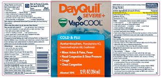 Dayquil Severe Plus Vicks Vapocool Solution The Procter