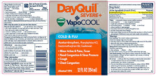 Dayquil Severe Plus Vicks Vapocool Solution The Procter