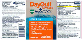 dayquil severe plus vicks vapocool solution the procter