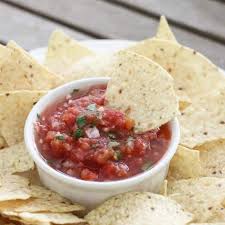 Sauce should be reduce by half and somewhat thickened. Easy Homemade Salsa Made From Canned Tomatoes Low Sodium
