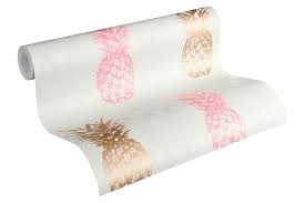 Canister is internationally renowned for its superior quality, rest assured that this item will have its own distinct personality with its fine gloss finish in its outstanding shade of copper!prop65 warning : Non Woven Wallpaper Pineapple Copper Rose Gloss 35997 3