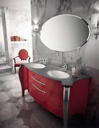 Whether you're brushing your teeth, shaving, styling your hair or putting on makeup, one of lowe's bathroom vanities with tops will be the activity center of your bathroom. Mia Italia Belvedere 01 63 Finish Glossy Red Double Bathroom Vanity