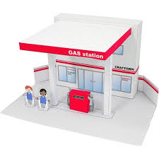 Gas Station Craftown Toys Paper Craft Canon Creative Park Paper City Printable House Template Paper City