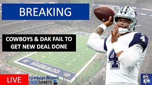 2020 season schedule, scores, stats, and highlights. Dallas Cowboys News Dak Prescott Deal Doesn T Happen Dak Will Play 2020 On Franchise Tag Youtube
