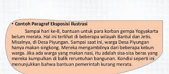 Teks eksposisi sendiri adalah diantara dari berbagai macam macam teks yang ada, selain teks narasi, teks deskripsi, teks prosedur dll. Pengertian Paragraf Eksposisi Beserta Contohnya Secara Lengkap