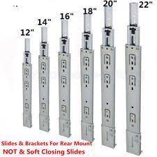 Drawer Slides Glides Soft Close Ball Bearing Heavy Duty 12 14 16 18 20 22 Heavy Duty Drawer Slides Drawer Slides Installing Drawer Slides