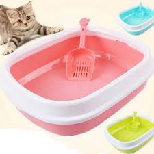 Cat Litter Box Toilet For Sandbox Cat Litter Box 2018 Cat Sand Basin Semi Enclosed Anti Splash Oval Anti Splash P Cat Litter Box Cat Litter Tray Cat Litter