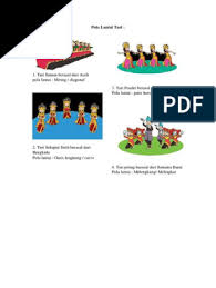 Maka apabila anda ingin belajar menarikan tari ini akan lebih mudah dilakukan, sebab sudah mengetahui alur posisi kaki. Pola Lantai Tari