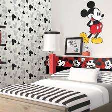 Whether you are decorating for a baby nursery, making a princess fairy tale girls room, or designing a cool boys room, we have decor ideas to grow with your child. Disney Kids Classic Mickey Mouse Wall Border Red Disney Kids Rooms Mickey Mouse Kids Room Mickey Mouse Bedroom