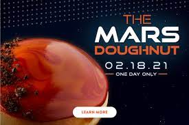 Krispy kreme can help you and your community achieve your fundraising goals today. Krispy Kreme Is Offering A Limited Edition Mars Doughnut To Celebrate Nasa S Rover Landing 91 5 The Beat