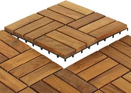 Preparation for installing floor tile depends on the type of subfloor in the room you are tiling. Bare Decor 12 Slat Ez Teak Flooring 1 Sample Tile Brown Amazon Com