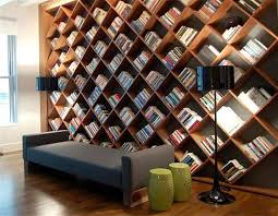 Bookshelves generate in village libraries and some village houses. Wall Bookshelves Home Library Design Unusual Bookcase Bookshelf Design