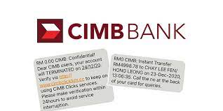 Saat ini sedang terjadi kendala pada sistem cimb clicks. Fake Cimb Sms Scam Do Not Click Call Tech Arp