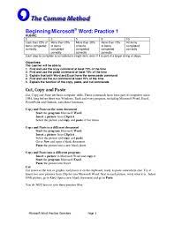 pdf microsoft word practice exercises beginning microsoft word practice 1 margie alayon academia edu