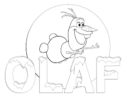 Dibujos Para Colorear Frozen Olaf