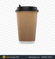 Download Download Big Craft Paper Coffee Cup Transparent Png On Yellow Images 360 PSD Mockup Templates