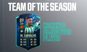 Latest on real betis midfielder william carvalho including news, stats, videos, highlights and more on espn. How To Complete Tots Moments William Carvalho S Objectives In Fifa 21 Ultimate Team Dot Esports