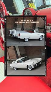 Image result for Colonial White 1956 Thunderbird