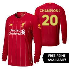 Buy official liverpool merchandise including lfc new kit and football shirts. New Balance Men S Liverpool Home Ls Jersey 19 20 Bmc Sports