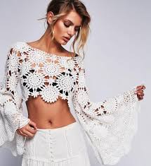 No Yarn Breaking Crochet Top Pattern Written In Etsy Orgu Tig Isleri Bustiyerler