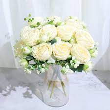 Maybe you would like to learn more about one of these? Buy Online Best Selling Beautiful Rose Peony Artificial Silk Flowers Small White Bouquet Home Party Winter Wedding Decoration Fake Flowers Alitools