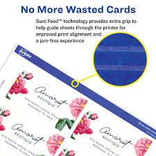 With your word document open, go to the top of screen and click mailings > labels > options. Avery 2 X 3 5 Business Cards Sure Feed Inkjet 100 28371 Walmart Com Walmart Com