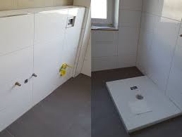 Renovierung Meines Bathroom Badezimmer Dunkle Bodenfliesen Und Helle Wandfliesen Badsanierung Bodenfliesen Badezimmer