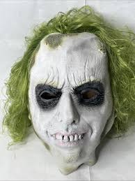 Beetlejuice Overhead Mask with Hair Halloween Horror Prop-Party Costume