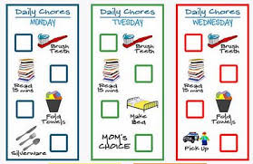 Free Printable Chore Chart For Little Ones 2 4 Years Old A