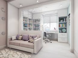 как совместить детскую и взрослую спальню в одной комнате Study Plus Guest Room Seperated Beautifully Kvartirnye Idei Interery Spalni Devchachi Komnaty