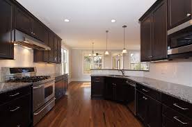 So Close To What I Want White Subway Tile Dark Cabinets And Grey Countertops Dark Kitchen White Subway Tile Kitchen Backsplash With Dark Cabinets