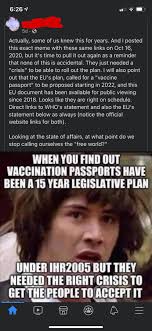 Vaccine passports, which would allow people with immunity to covid to prove they were at low risk of spreading the disease, are being investigated by companies and countries around the world. Antivaxxers At It Again Insanepeoplefacebook