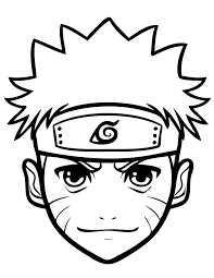 Hôte du démon renard à neuf queues, une créature qui a attaqué le village par le passé, il est rejeté par les autres villageois. Coloriages Naruto Dessins Animes Album De Coloriages