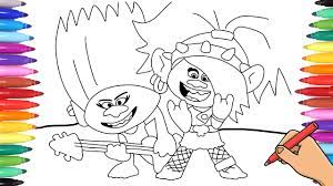 Some of the coloring page names are queen barb trolls 2 world tour coloring, check out these trolls world tour activity fandango, queen poppy coloring, check out these trolls world tour activity fandango, kids cartoon life size cardboard cutouts partyrama, princess poppy punk troll official trolls. Trolls World Tour 2020 Watch How To Draw Trolls World Tour Coloring Page Scene With Markers Youtube