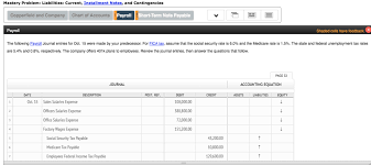 solved mastery problem liabilities current installment