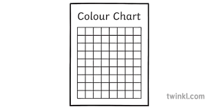 colour chart black and white illustration twinkl