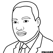 Martin luther king (coloring page) clipart is great to illustrate your teaching materials. Martin Luther King Coloring Page