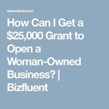 How Can I Get A 25 000 Grant To Open A Woman Owned Business Bizfluent Own Business Ideas Bookkeeping Business Small Business Resources