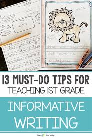 Learn about the olympics with your preschooler with this fun olympic themes! Teaching Informative Writing In First Grade Primary Bliss Teaching