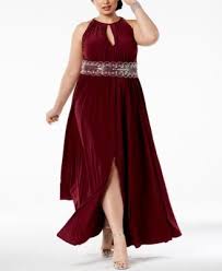 R M Richards R M Richards Plus Size Sleeveless Beaded Gown Reviews Dresses Women Macy S Beaded Gown Plus Size Cocktail Dresses Dresses