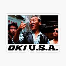 Ok Usa Sticker By Devilshalollc Redbubble