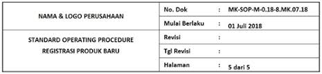 Contoh sop marketing perusahaan memuat berbagai macam prosedur dalam memperlancar operational organisasi agar berjalan lebih tertib,rapi dan konsisten.beberapa prosedur yang terdapat di dalam dokumen ini antara lain: 2 Contoh Sop Marketing Berbasis Strategi Dan Pelayanan