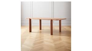 Camille Acacia Wood Dining Table Reviews Cb2 In 2021 Wood Dining Table Solid Oak Dining Table Oak Dining Table