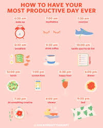 An Hour By Hour Roadmap To Your Most Productive Day Ever Self Care Activities Self Care Self Care Routine