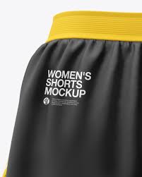 Download Women S 2 In 1 Shorts Mockup In Apparel Mockups On Yellow Images Object Mockups