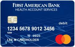 Part of a series on financial services. Health Account Services Il Fl Wi Hsa First American Bank