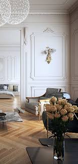 Have your floor plan with you while shopping to check if there is enough room for a new furniture. White Wall Home Parisian Interior Interior Design
