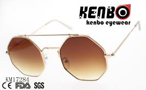 Free shipping & returns, free prescription scanner China Octagon Shape Sunglasses With Top Bar Km17284 Photos Pictures Made In China Com