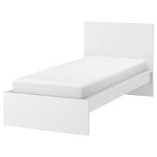 malm structure de lit haut blanc une place ca fr ikea in 2021 malm bed frame malm bed bed frame with storage